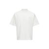 Reebok Beats Pocket Tee Solid Color Knitted Half High Neck Loose Short Sleeve T-Shirt Unisex Tops White 23RCS421UGW1