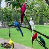 Simulation Parrot Garden Decoration Creative Lawn Figurine Ornament Animal Bird Outdoor Garden Party Prop Decoration
