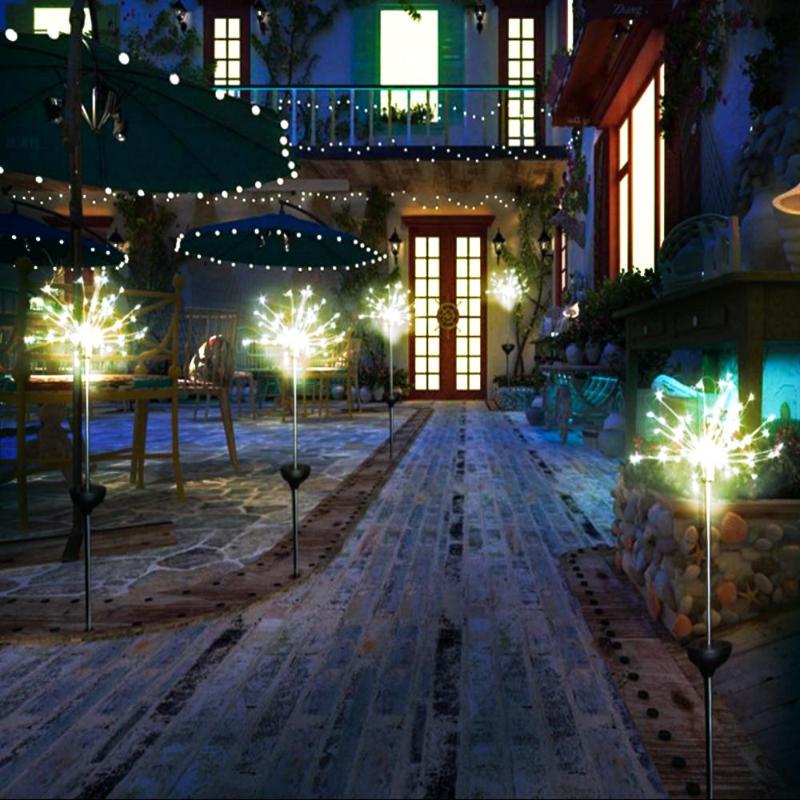 Декоративный светильник на солнечной батарее в стиле Taraxacum с 90-180 светодиодами для создания праздничной атмосферы в саду