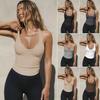 Sleeveless Base T-Shirt Solid Color Camisole Vest Women'S Fashion Inner Top Versatile For Spring And Summer Sexy And Comfortable