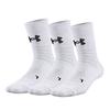 Under Armour Носки унисекс с манжетой, набор, белый, 22610208-100