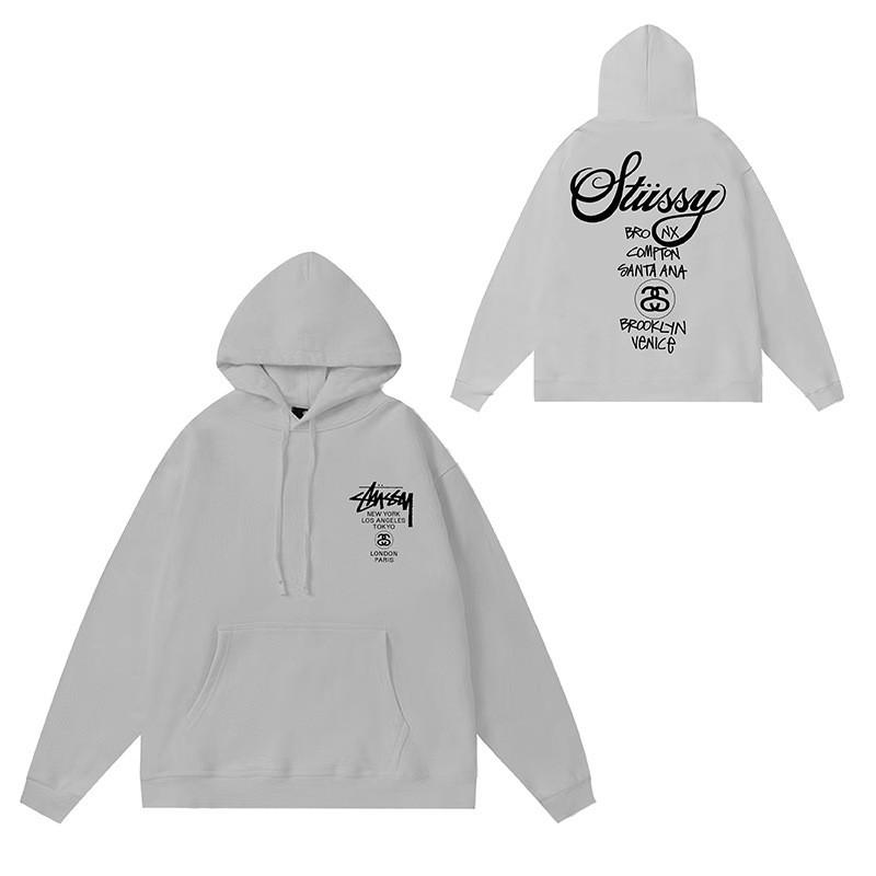 Unisex Hooded Cotton Sweatshirt Streetwear Letter Print Loose Fit Winter Casual Top Teens