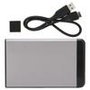 2.5-дюймовый бокс для жесткого диска USB3.0 Общая скорость 5 Гбит/с Алюминиевый сплав Защита от падений Кейс для жесткого диска (Не включая жесткий диск)