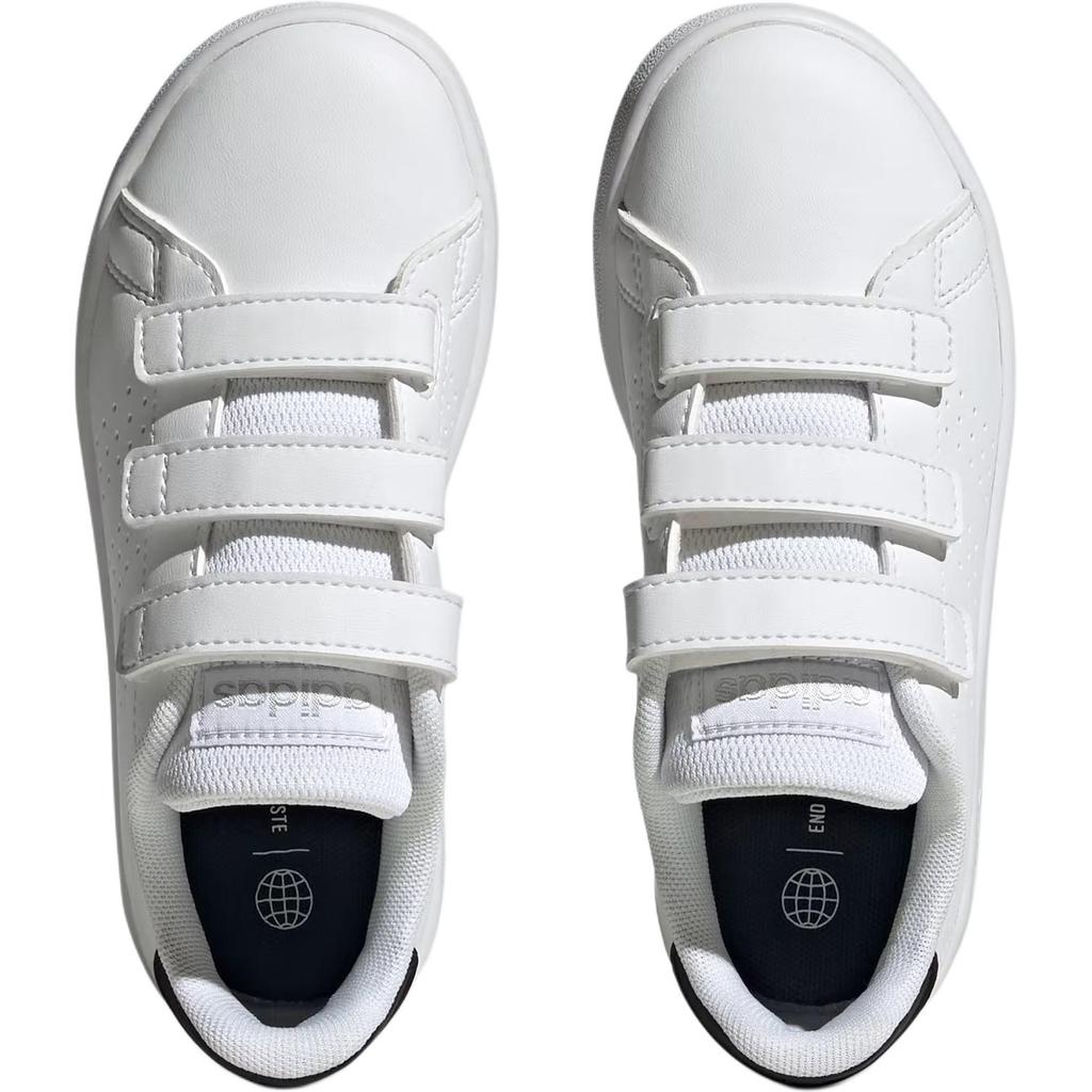 adidas Преимущество Низкие Детские Lifestyle Кроссовки Cloud White/Core Black/Metal Silver Дети Возраст 3 7 Лет IG2516