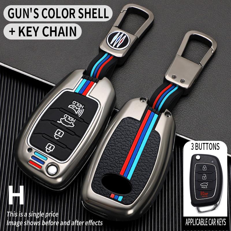 Чехол для ключа Hyundai для ix35, ix25, Mistra, Elantra, Reina, Tucson, сумка для ключа с пряжкой