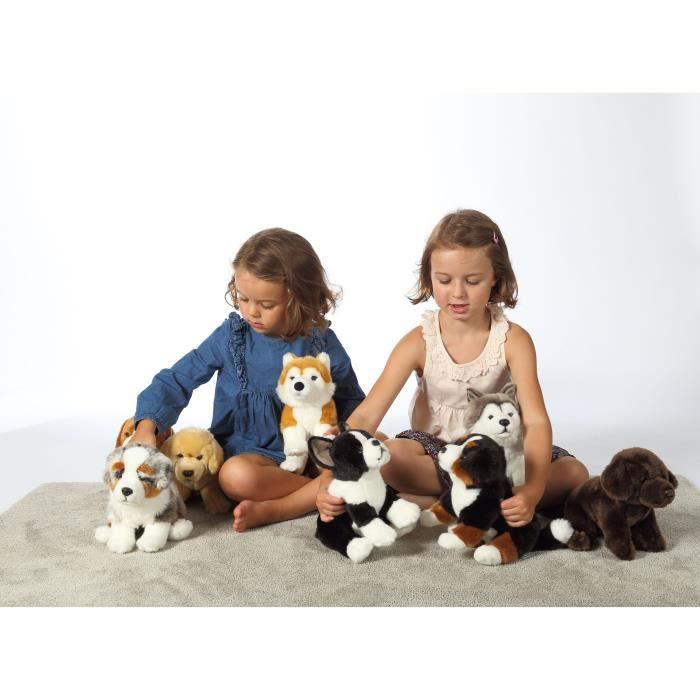 Плюшевая собака Хаски - GIPSY TOYS - Сидит, 25 см