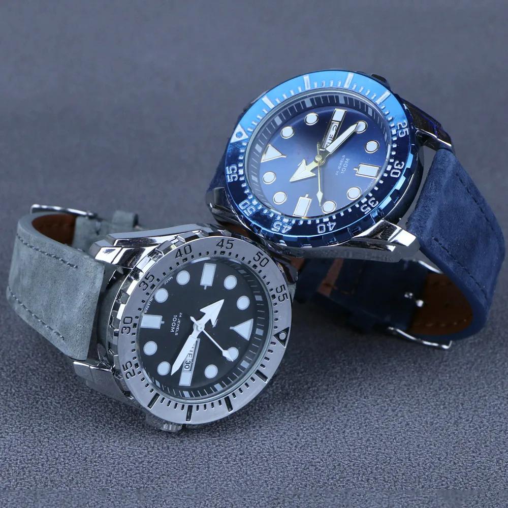 Ремешок для часов из натуральной замшевой кожи, винтажный коричневый, 18 мм, 20 мм, 22 мм, с быстросъемными шпильками, аксессуары для браслета