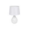 Lampe - Blanc - Effet Goutte - Céramique - Hauteur 30 Cm - Culot E14