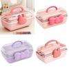 3Layer Jewelry Hair Accessories Storage Box Practical Display Collection Case  Workspace Storage