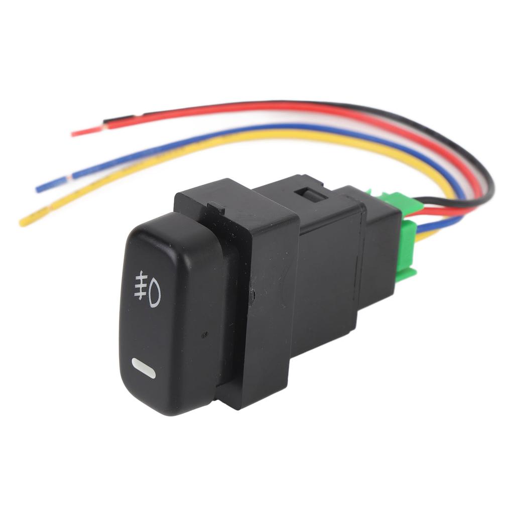 4-контактный кнопочный переключатель 12 В со светодиодной подсветкой для противотуманной фары, ДХО, светодиодной панели