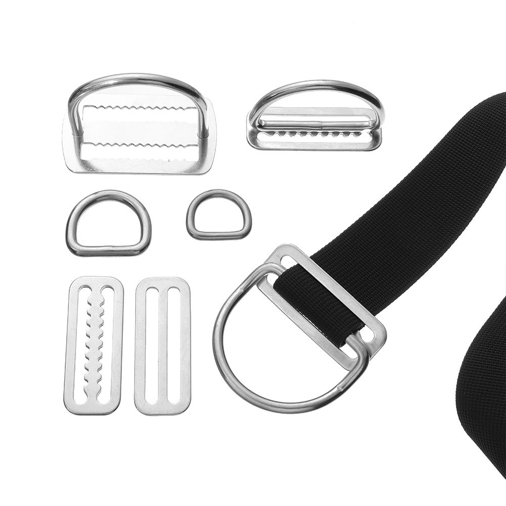 Строповая система для фридайвинга, фиксатор, ограничитель, пояс для грузов для дайвинга, скользящее кольцо D