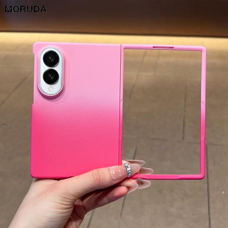 Роскошный чехол с градиентной расцветкой, тонкий, для Samsung Galaxy Z Fold 8 Ultra 7 6 5 4 Zfold Fold8, матовый, ударопрочный, жесткая поликарбонатная крышка