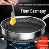 Non-Stick Stainless Steel Honeycomb Textured Frying and Stir-Frying Pan