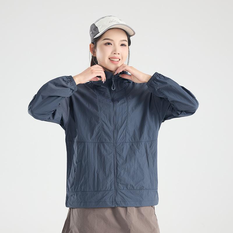 Outdoor mountain sunscreen clothing men's summer UV sunscreen clothing women's small cool breathable skin clothing jacket