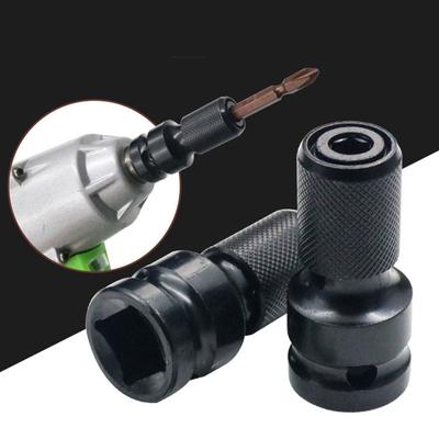 Переходник с шестигранного хвостовика на квадратный 1/2'' и шестигранный 1/4''