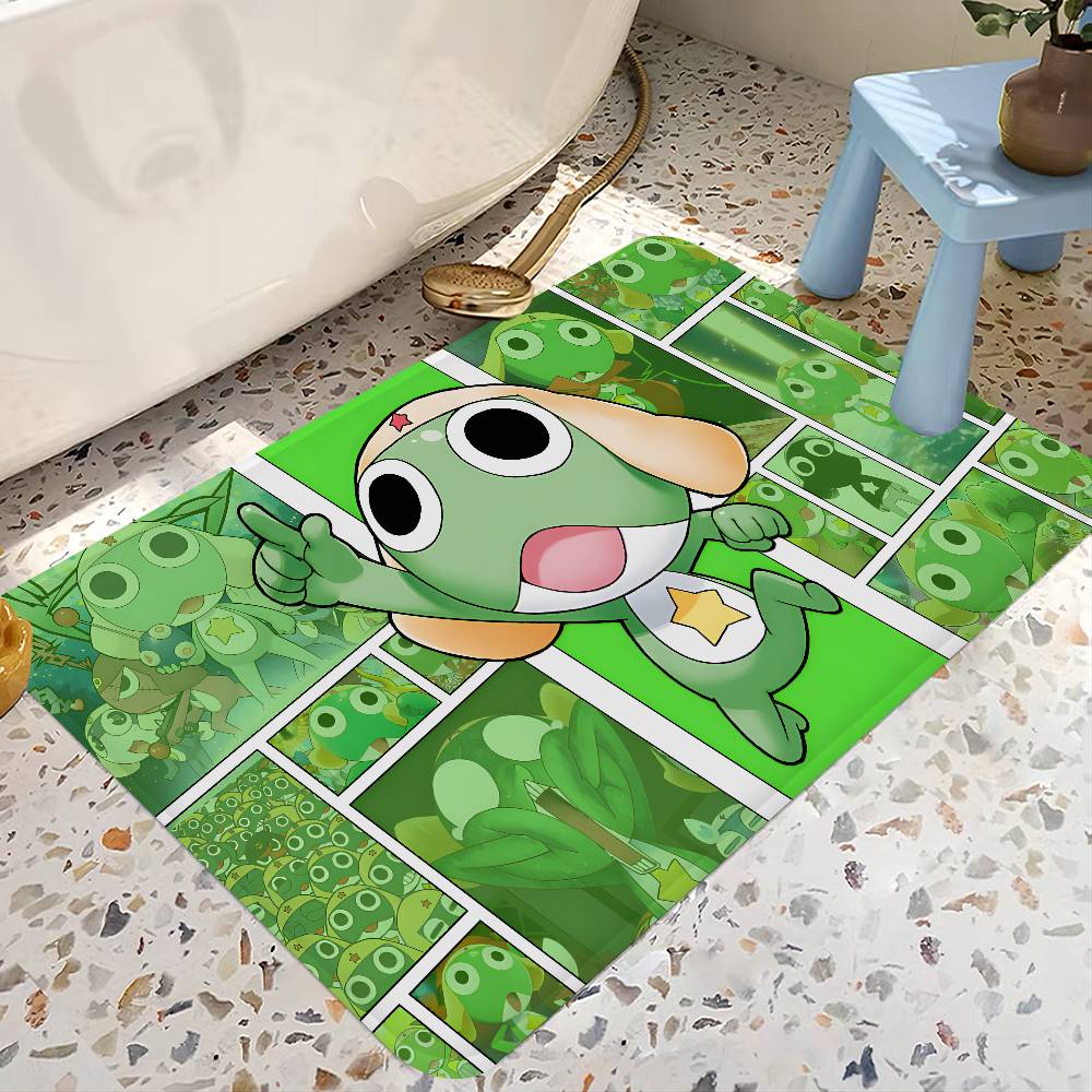 Anime Keroro Gunsou Frog Kitchen Mat Cheaper Anti-slip Modern Living Room Balcony Printed Modern Home Decor