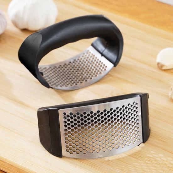 1/2/3 шт. Чеснокодавка из нержавеющей стали, легкоочищаемая чеснокодавилка, измельчитель для овощей и имбиря, измельчитель для любителей кулинарии