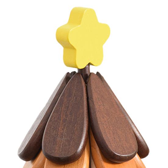 Набор подставок под горячее «Рождественская елка» Деревянные подставки для горячих блюд Термостойкие деревянные подставки Украшение кухонного стола Елка