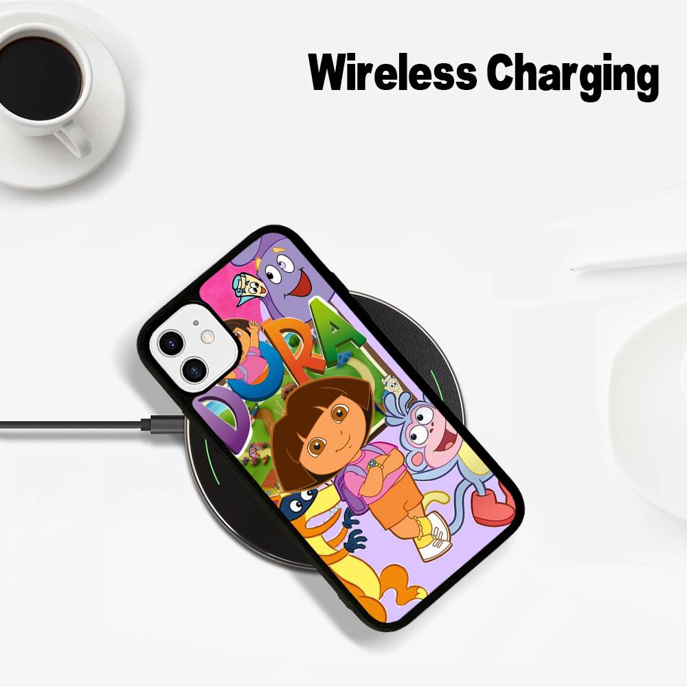 Adventure TV D-Dora The E-Explorer Phone Magesafe Magnetic Wireless Charge Case For IPhone 16 11 12 13 14 15 Pro Max Plus Mini