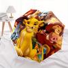 1 Auto Open Lion King Characters Themed Colorful 8-rib Portable Umbrella for Men and Women, A Compact Commuting Companion Suitable for Daily