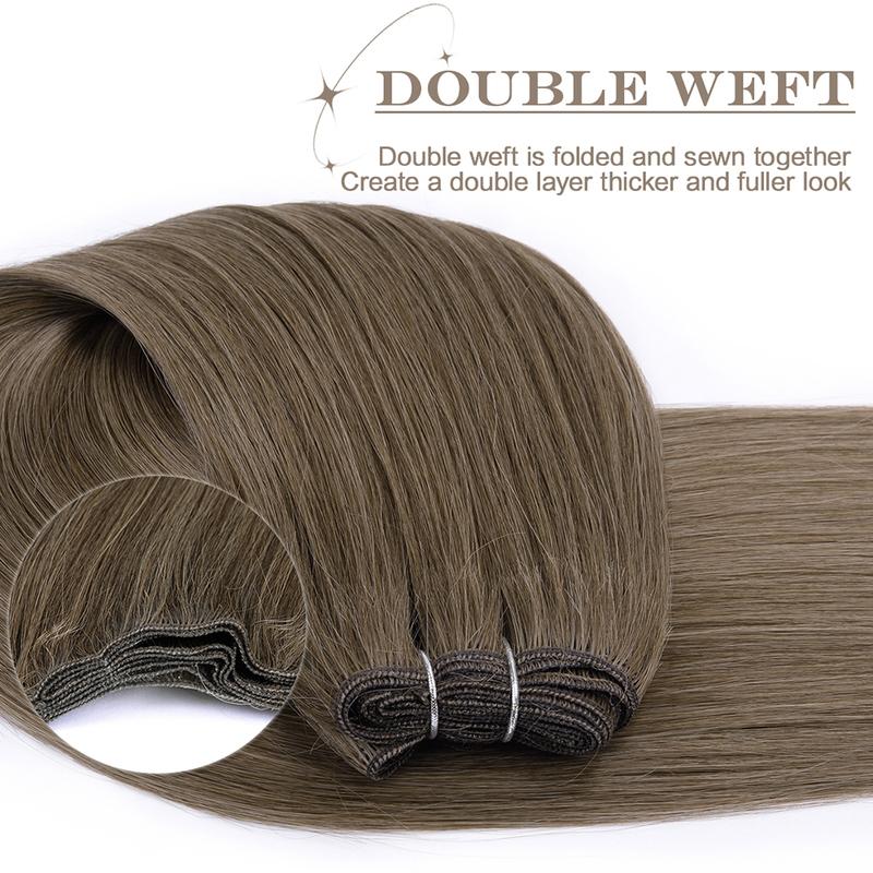 Bio Straight Hair Bundles 26" Natural Soft Heat Resistant Fiber Synthetic Fiber Hair Extensions Protein Straight Hair Weave End