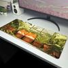 Кавайный Милый Кот Коврик для Мыши Клавиатуры Аниме Растение MouseMat XXXL x см Резиновый Настольный Коврик Офисные Коврики для Мыши Нескользящие Коврики