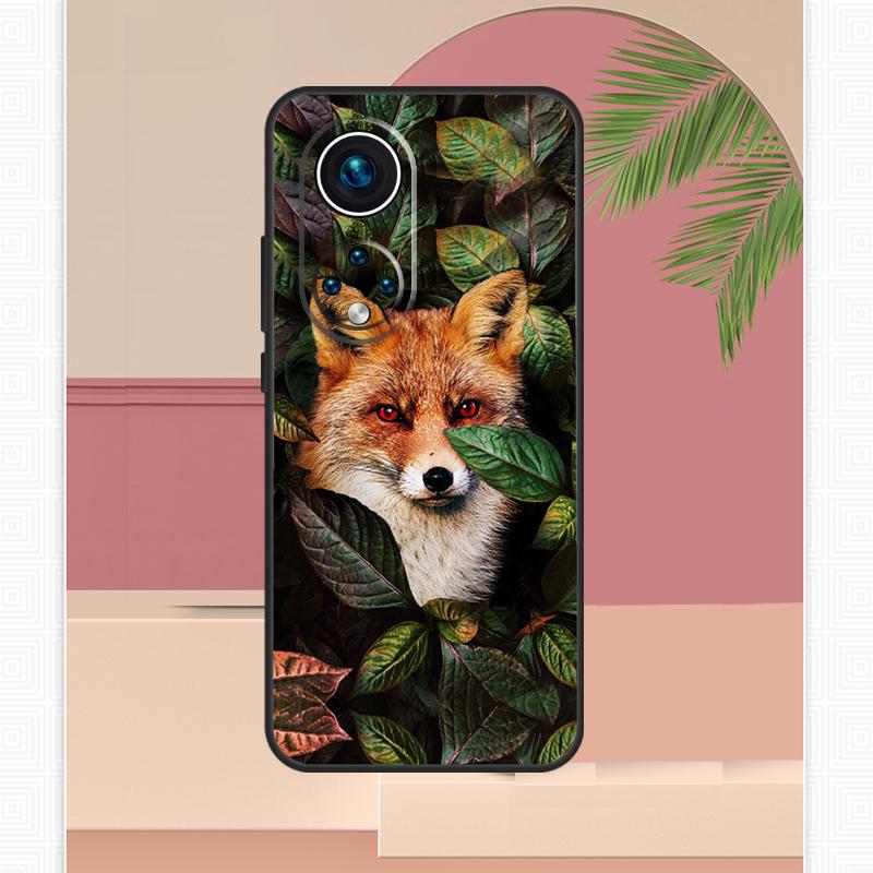 Cute Fox In Autumn Case For Honor Magic 5 6 7 8 Pro Honor 400 Lite 200 X9c X9b X9a X8b X8a X8c 50 70 90 Cover