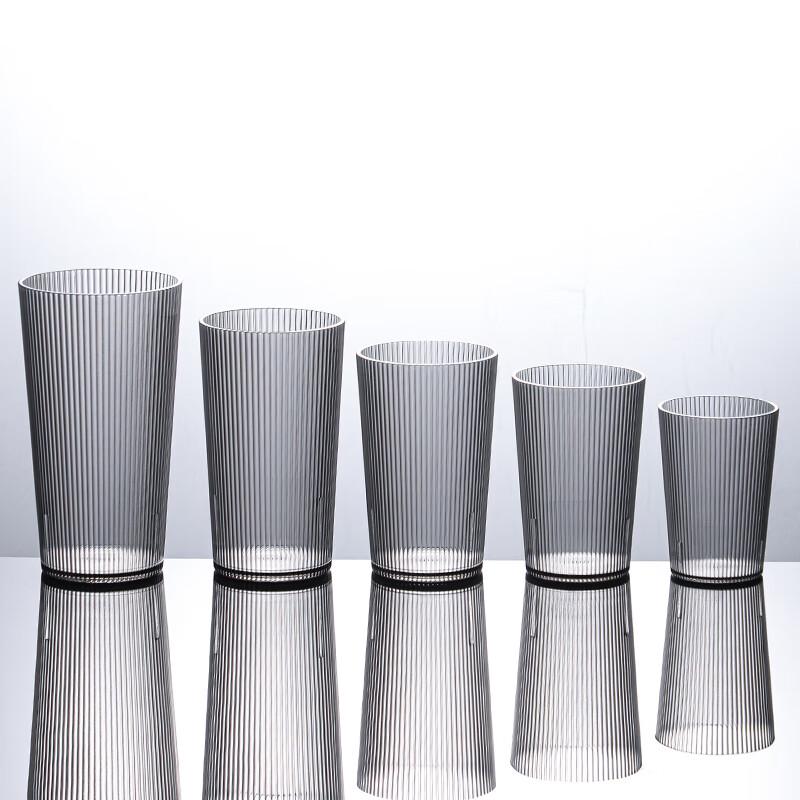 Chaxun Striped Acrylic Plastic Cup