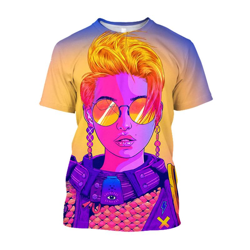 3D Digital Flipper Zero Hacker Cyberpunk Printes T Shirt Kid Cool Fashion Tee Shirts