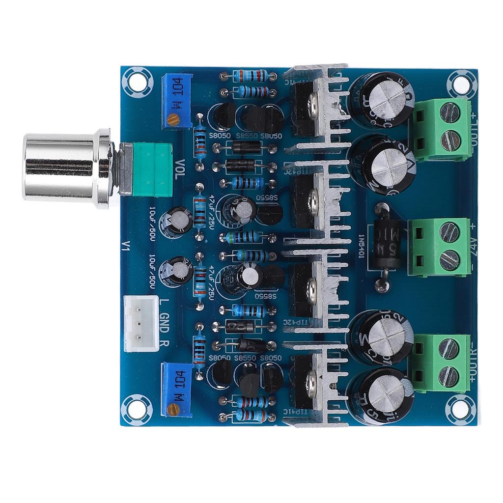 Аналоговая схема класса А Плата усилителя мощности 2-канальный модуль схемы аудиоусилителя DC24V 2A