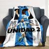 Football Messi Blanket Comfortable Great for Sofa Office Chair Livingroom All-Season Use Modern Style Birthday Christmas Gift Blanket