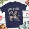 JASP.ER Футболка Летняя Y2K Базовые Футболки Хлопок Трендовая Футболка Для Пары Индивидуальный Логотип Топ Футболки