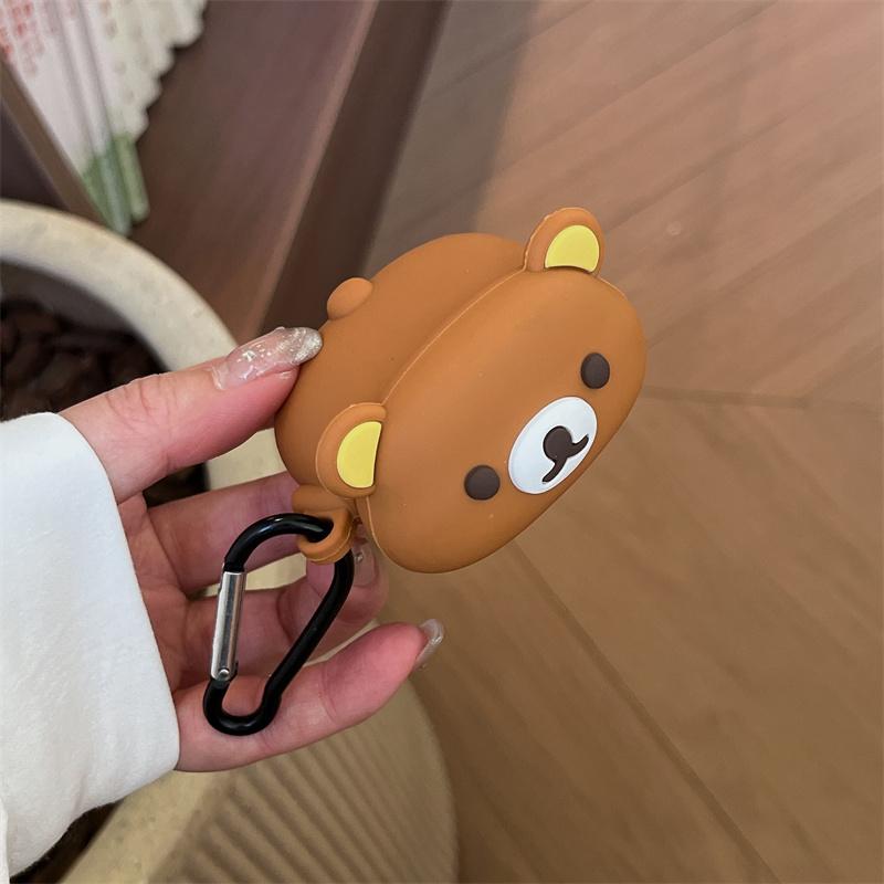 Для AirPods 4 Чехол 3D Милый Мультяшный Чехол Белый Медведь для Apple AirPods Pro 2 Зарядный Бокс Чехол для Наушников для AirPods 3 2 1