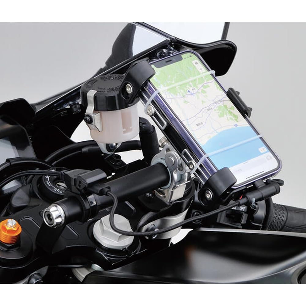 KATIEDEVI Yamaha YZFR7YZFR7YZF-R720212022 Motorcycle Clamp Bar R72023 Parts Dedicated Multi Bar Holder (Black)