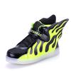Children's LED Luminous Shoes Boys Girls Lights Usb Charging Boys and Girls Flash Shoes Sports Shoes High-top Sports Shoes