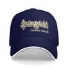 Springfield City Massachusetts Casual Baseball Cap Outdoor Sports Trucker Hat Spring Breathable Street Style Snapback Cap