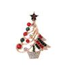 Christmas Enamel Penguin Snowman Hats Brooch Pins Socks Animal Penguin Insect Gloves New Year Gift Jewelry