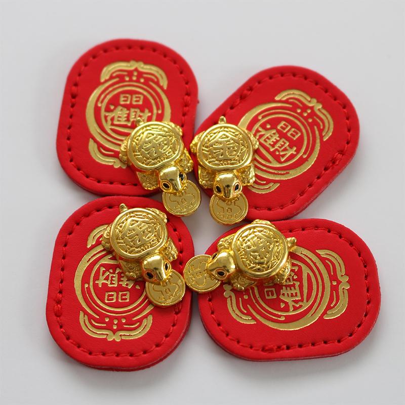 Фэншуй Брелок-талисман в виде счастливой черепахи, Черепаха, приносящая деньги, Декор с надписью "Ежедневное богатство" для долголетия и финансовой стабильности