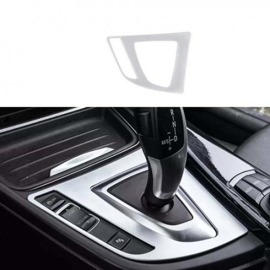 13-19 For BMW 3 4 Series GT Strip Cover Silver Steel Central Console Gear Shift
