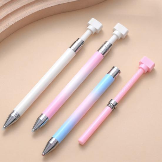 Automatic Refillable Wax Pen DIY Craft Rhinestone Painting Manicure Pen Rhinestones Art Precise Placement