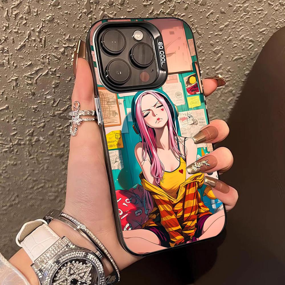 Jewelry Bonney Phone Case for iPhone 17 16 15 14 13 12 11 X XR XS Air Pro Max Plus Black Colorful Silver Cover
