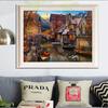 Diy Алмазная картина Наборы для вышивки крестом Городской пейзаж Картина Круглая алмазная вышивка Картина