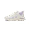 Li Ning Kids Sports Lifestyle Series Comfortable Fashion Non-Slip Wear-Resistant Mid-Top Casual Shoes Kids Casual Shoes Off-White Purple YKCU174-2