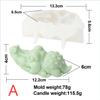 Cartoon Lying Elephant Silicone Candle Mold Animal Crocodile Soap Resin Plaster Mould Chocolate Ice Making Set Home Decor Gifts