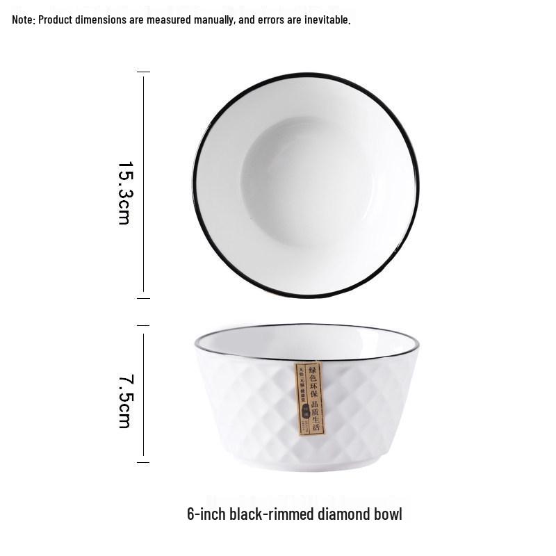 2025 Светлая Роскошь Керамический Набор из 10 Предметов: Миски и Палочки – Современная Посуда для Дома и Подарки на Новоселье