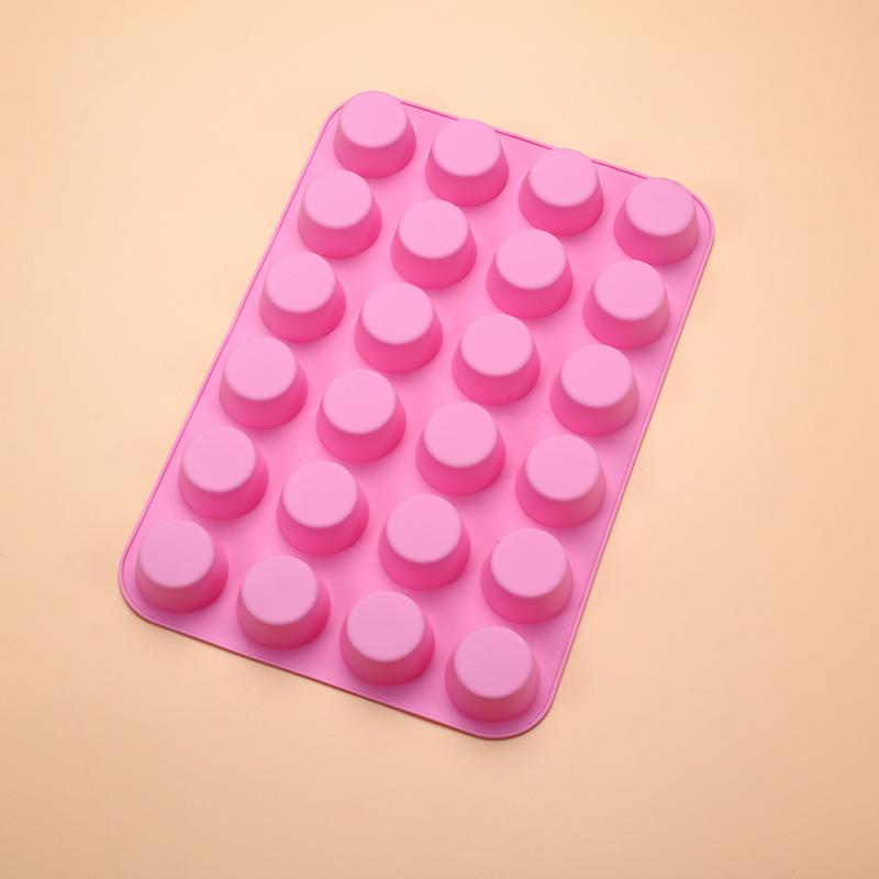 24-Hole Silicone Cake & Muffin Mold Baking Tray