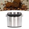 Stainless Steel Coffee Grounds Bucket Rubber Base Stainless Steel Knock Box  Espresso Making