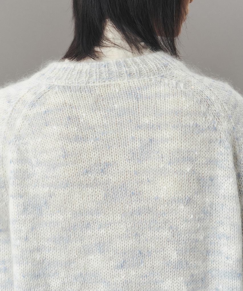 AHWE Mohair V-Neck Sweater_Blue