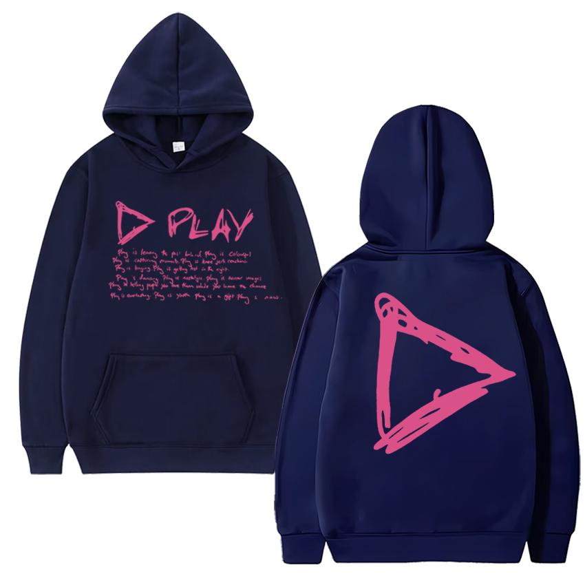 Hot Singer Ed Sheeran Play Tour 2025 Double Sided Printed Hoodie Men Women Fashion Sweatshirt Unisex Fleece Long Sleeve Pullover