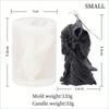 1pc Halloween Draw The Knife Death Silicone Candle Mold DIY Handmade Aromatherapy Gothic Terror Skull Candle Plaster Soy Wax Soap
